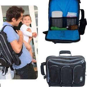 Diaper Dude Backpack/Messenger Bag Like New Never Used